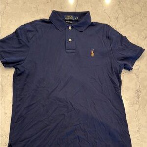 Polo by Ralph Lauren Men's Navy Blue Polo Shirt